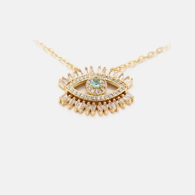 Szklany wisiorek ze złym okiem