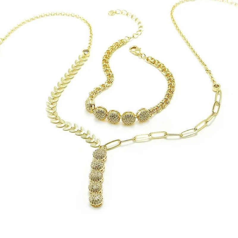 Luksusowy zestaw biżuterii ślubnej dla kobiet