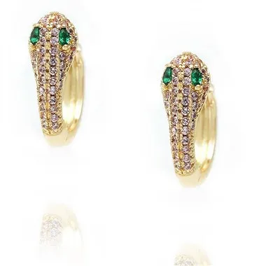 Kolczyk ze zwierzęciem Huggie wąż