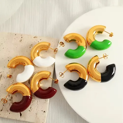 Luksusowe niszowe kolczyki