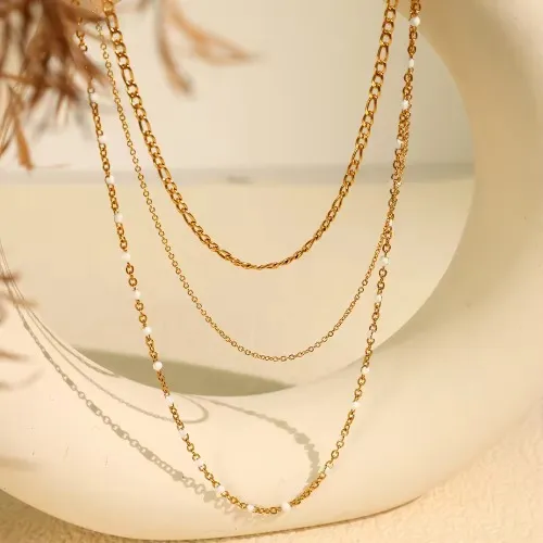 Nie trać kolorowej biżuterii naszyjnikowej